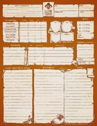 Low Fantasy Gaming Deluxe Edition - Character Sheet