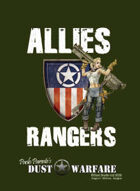 Dust Warfare Cards: Allies - Rangers 1947