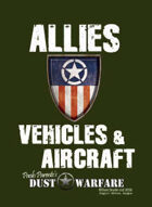 Dust Warfare Cards: Allies - Vehicles & Aircraft 1947