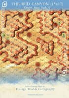 The Red Canyon (Desert Battle Map Pack 5/9) 15x17