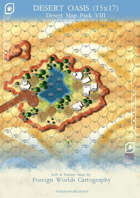 Desert Oasis (Desert Battle Map Pack 8/9) 15x17