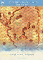 The Red Wadi (Desert Battle Map Pack 8/9) 15x17