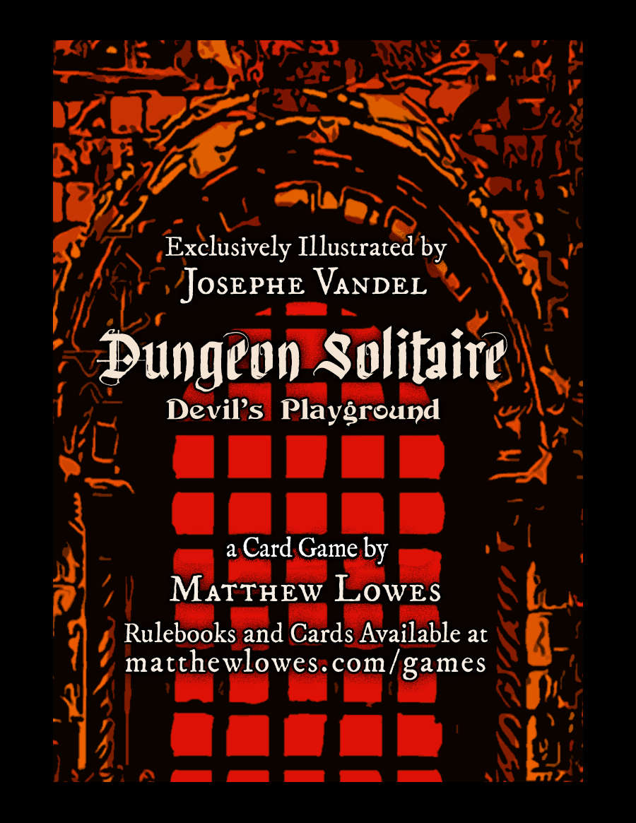 Dungeon Solitaire: Devil's Playground (Poker-size Cards w/tuckbox)