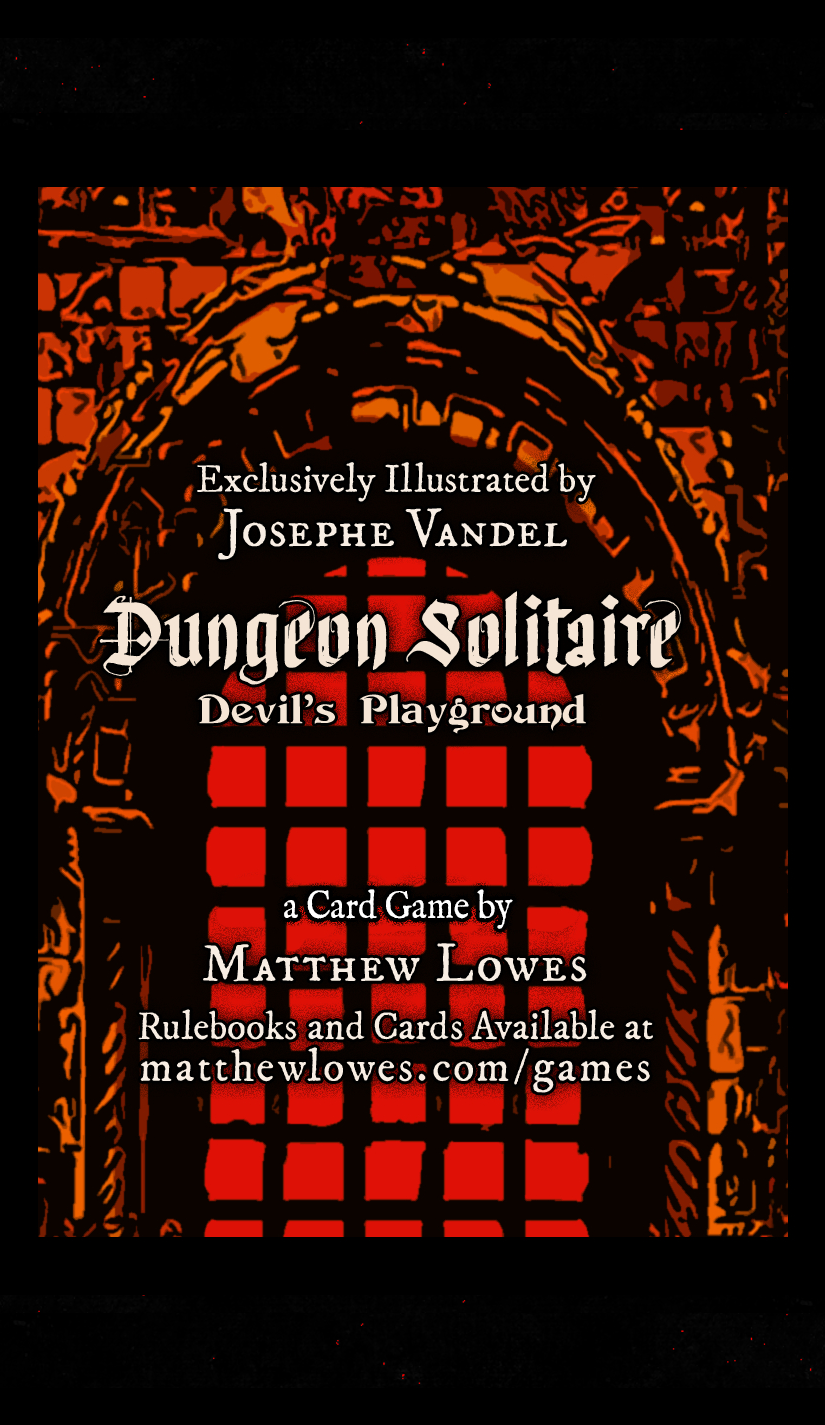 Dungeon Solitaire: Devil's Playground (Tarot-size Cards) - Matthew