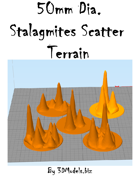 Stalagmites on 50mm bases