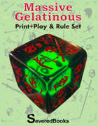 Massive Gelatinous Cube Print + Play + Rule Set