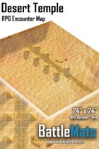 Desert Temple 24" x 24" RPG Encounter Map