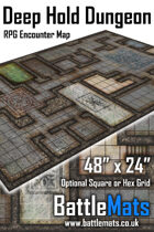 Deep Hold Dungeon 48" x 24" RPG Encounter Map