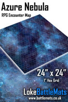 Azure Nebula 24" x 24" RPG Encounter Map