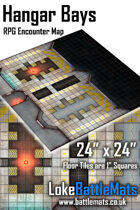 Hangar Bays 24" x 24" RPG Encounter Map