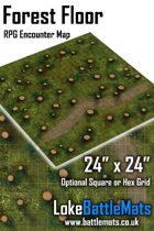 Forest Floor 24" x 24" RPG Encounter Map