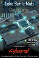 Neon Crossing 36" x 24" Cyberpunk RED Battle Map