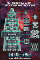 Actias Vertical Space Craft - Battle Map Deck Plans