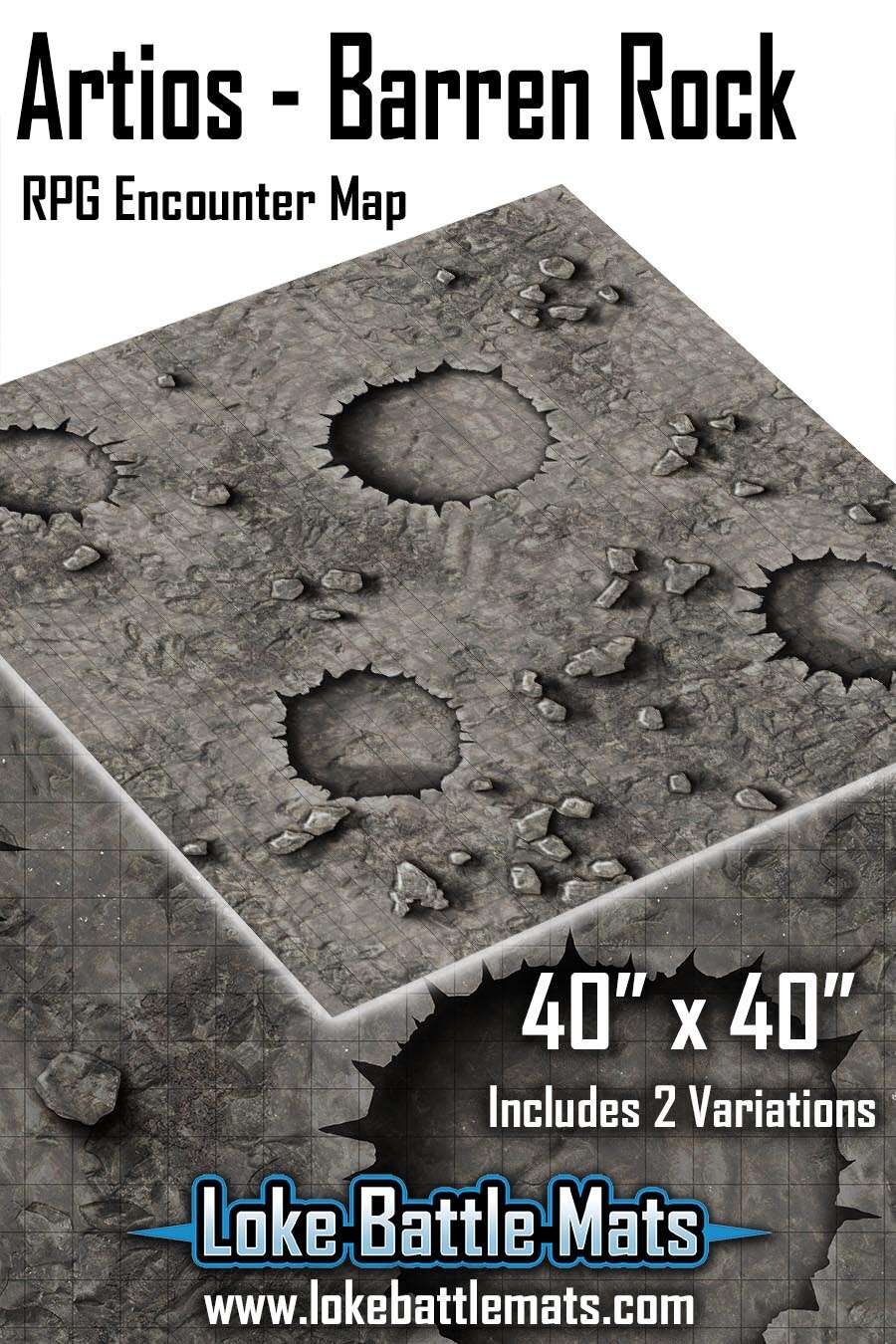 Artios - Barren Rock - Battle Maps - Loke BattleMats | Sci-Fi and ...