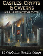 Castles, Crypts & Caverrns - Books of Battle Mats (Digital Edition) 80 digital battle map tiles