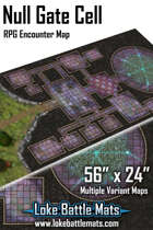 Null Gate Cell 56x24 RPG Encounter Map