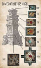 Tower of Raptors Morn - Multi Level Map