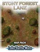 Stony Forest Lane - 24x24 Battle Map