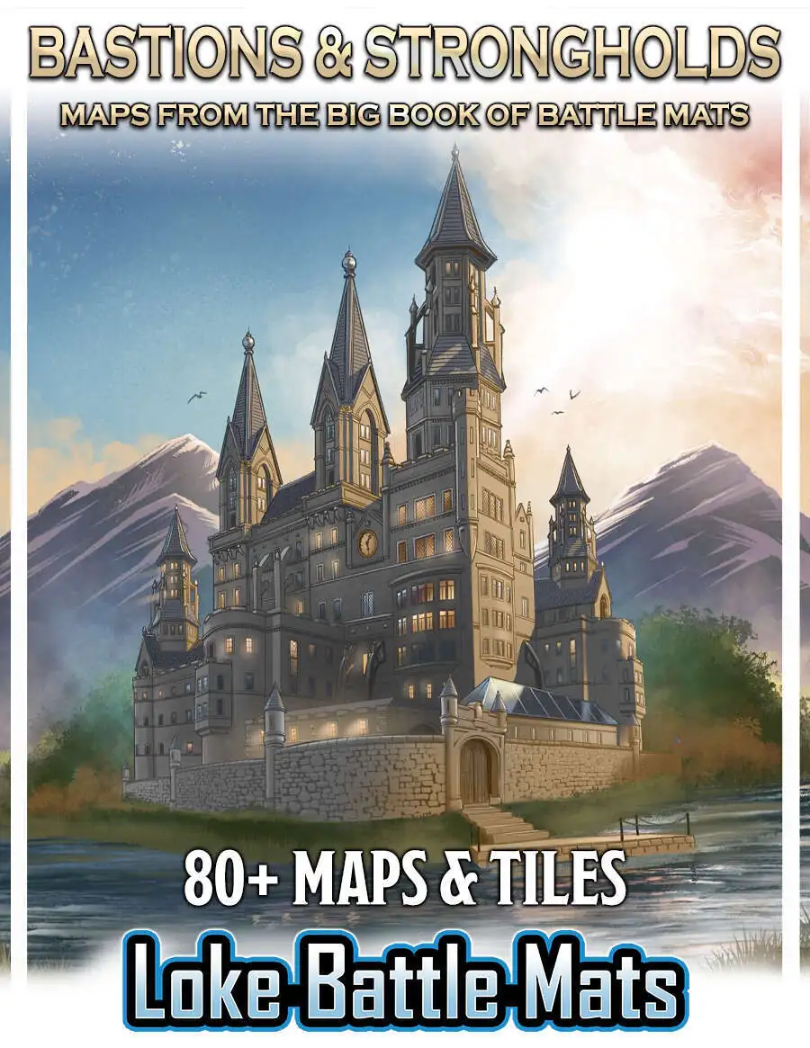 Big Book of Battle Mats - Bastions & Strongholds - Loke BattleMats