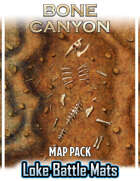 Bone Canyon - 40x40 Battle Map