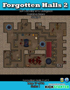 50+ Fantasy RPG Maps 1: (17 of 94) Forgotten Halls 2