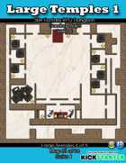 50+ Fantasy RPG Maps 1: (31 of 95) Large Temples 1
