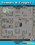 50+ Fantasy RPG Maps 1: (36 of 95) Tombs & Crypts 1