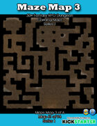 50+ Fantasy RPG Maps 1: (61 of 95) Maze Map 3