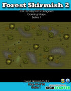 50+ Fantasy RPG Maps 1: (66 of 95) Forest Skirmish 2