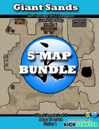 50+ Fantasy RPG Maps 1 Bundle 10: Giant Sands Bundle [BUNDLE]