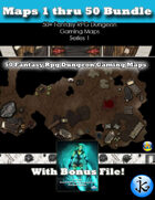 50+ Fantasy RPG Maps 1 Bundle 02: Maps  51 thru 95 [BUNDLE]