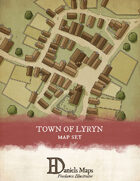 The Town of Lyryn - Town Map