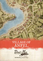 The Village of Anfel - Fantasy Town Map by Daniel's Maps