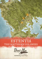 Estentia - The Southern Colonies -  Fantasy Map by Daniel's Maps