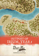 The Outpost of Irium, Year 1 - Fantasy Village Map by Daniel's Maps
