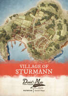 The Village of Sturmann - Fantasy Island Town Map by Daniel's Maps