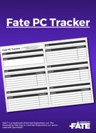 Fate PC Tracker