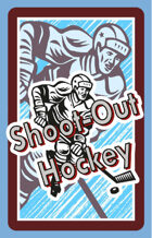 Shoot-Out Hockey Fast Action Deck PREMIUM STOCK Color Backs