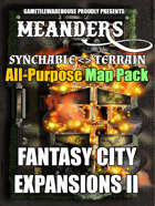 Meanders All-Purpose Map Pack - FANTASY CITY EXPANSION II