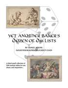 Yet Another Baker's Dozen of D66 Lists