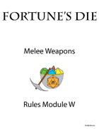 Fortune's Die - Weapons
