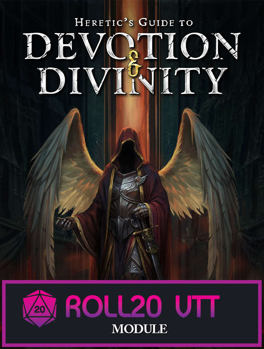 Heretic's Guide to Devotion & Divinity (5E) | Roll20 VTT - Valeur RPG ...