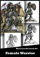 BlaszczecArt Stock Art: Female Warrior