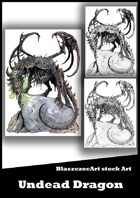 BlaszczecArt Stock Art: Undead Dragon