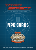 Titan Effect RPG: NPC Cards