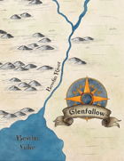 Regional Map of Glenfallow Game Master's PNG For VTT