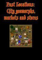 Fast Locations: City Geomorphs, markets and stores