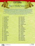 100 More Town & Family Names 02
