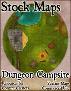 Dungeon Campsite - Stock Map