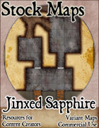 Jinxed Sapphire Dungeon - Stock Map